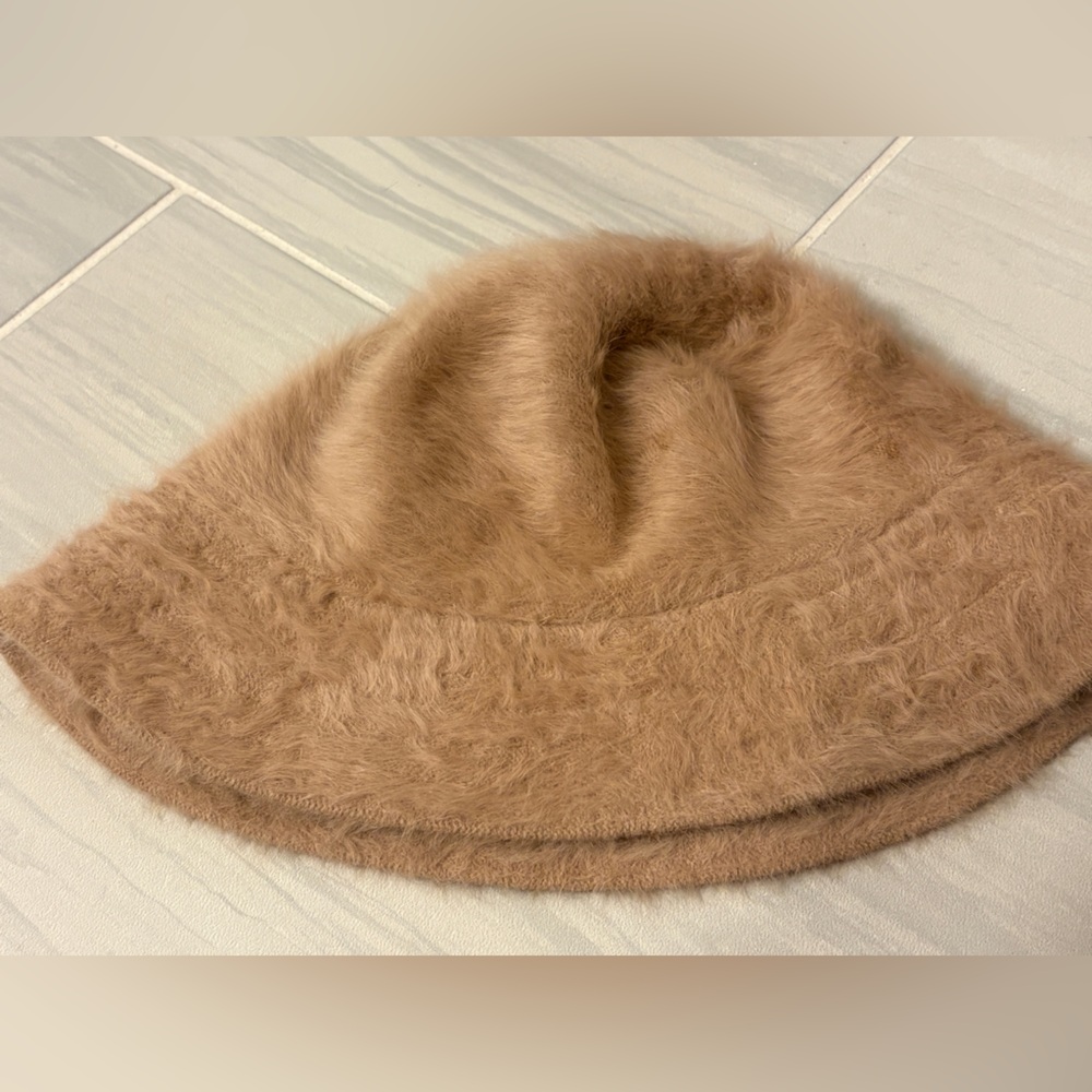 Kangol Furgora Bucket Men’s Angora blend Tan Hat - Picture 7 of 12